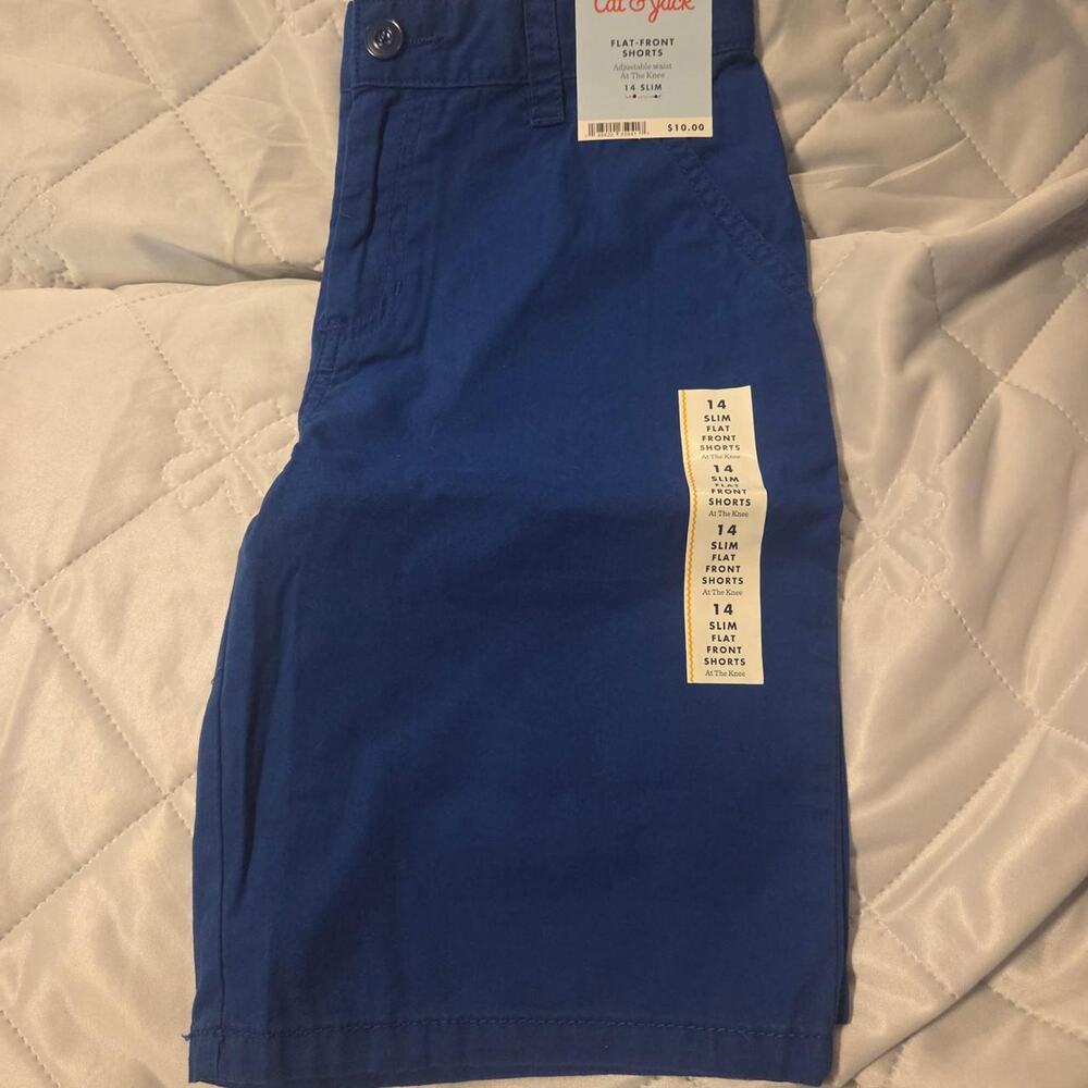 Cat & Jack Blue Boys Shorts size 14 slim